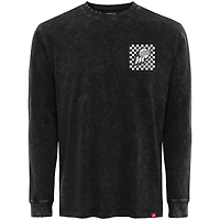 Unisex Sportiqe  Black Phoenix Mercury Rock & Roll Collection Bono Mineral Wash Premium Long Sleeve T-Shirt