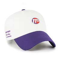 Unisex '47  White/Purple Phoenix Mercury Contemporary Two-Tone Clean Up Adjustable Hat