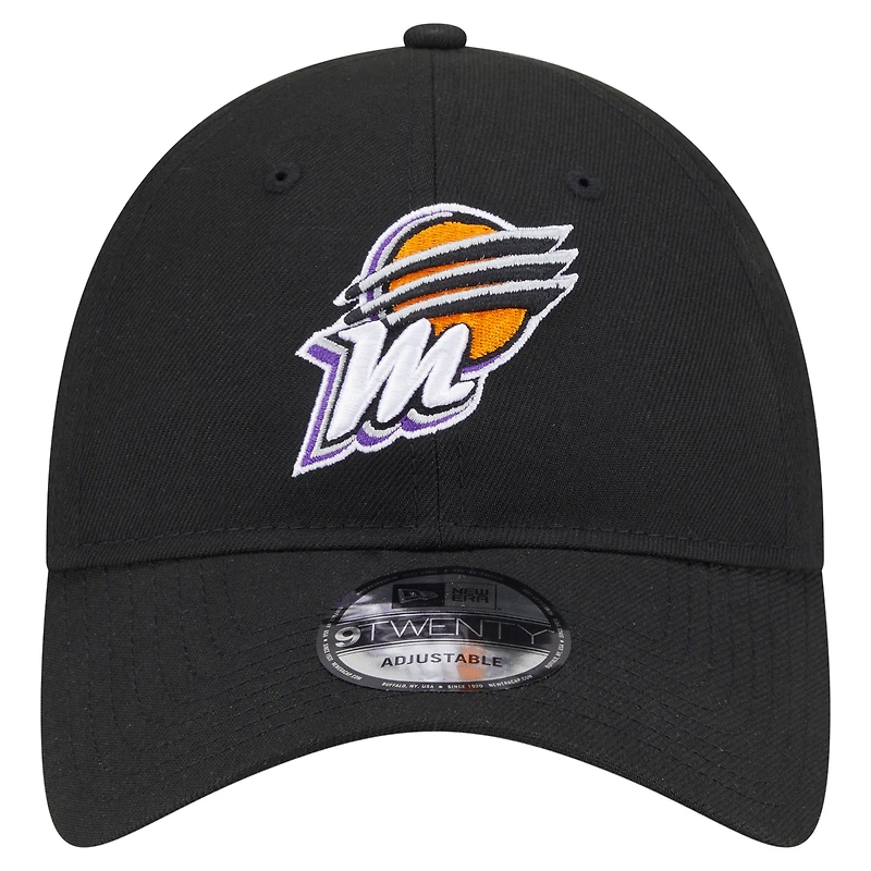 Casquette ajustable unisexe New Era Phoenix Mercury Core Alt Logo 9TWENTY noire