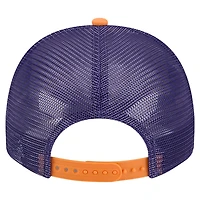 Unisex New Era  Cream/Purple Phoenix Mercury Banner Foam Front 9FIFTY A-Frame Adjustable Trucker Hat
