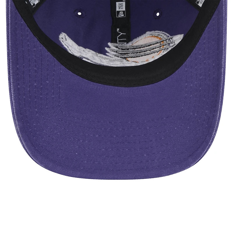Casquette réglable unisexe New Era violet Phoenix Mercury Core Logo 9TWENTY