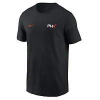 Unisex Nike Black Phoenix Mercury Global Wordmark T-Shirt