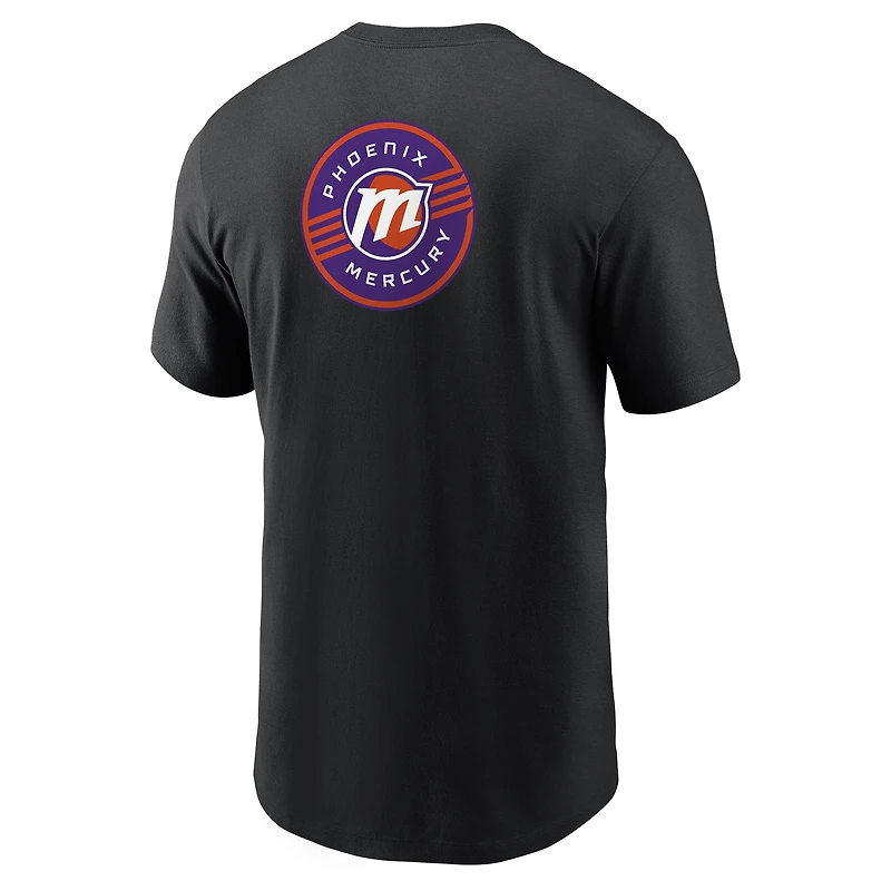 Unisex Nike Black Phoenix Mercury Global Wordmark T-Shirt