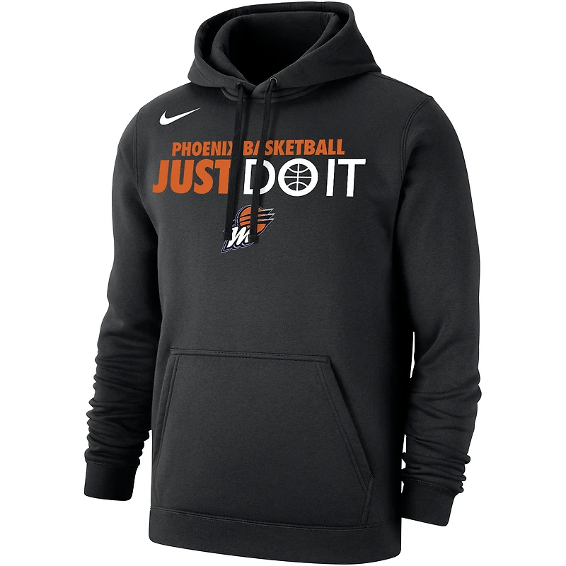 Unisex Nike Black Phoenix Mercury Just Do It Club Pullover Hoodie