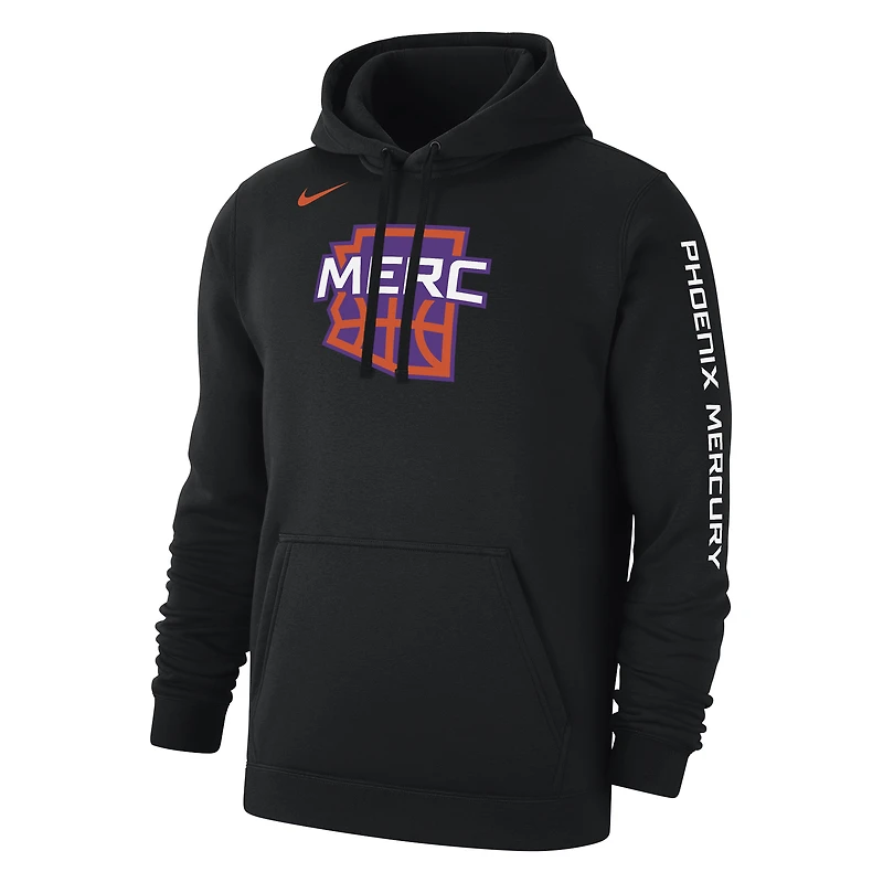 Sweat à capuche unisexe Nike Black Phoenix Mercury avec logo secondaire