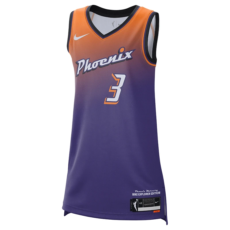 Maillot Nike unisexe Diana Taurasi Violet Phoenix Mercury Explorer Edition Victory