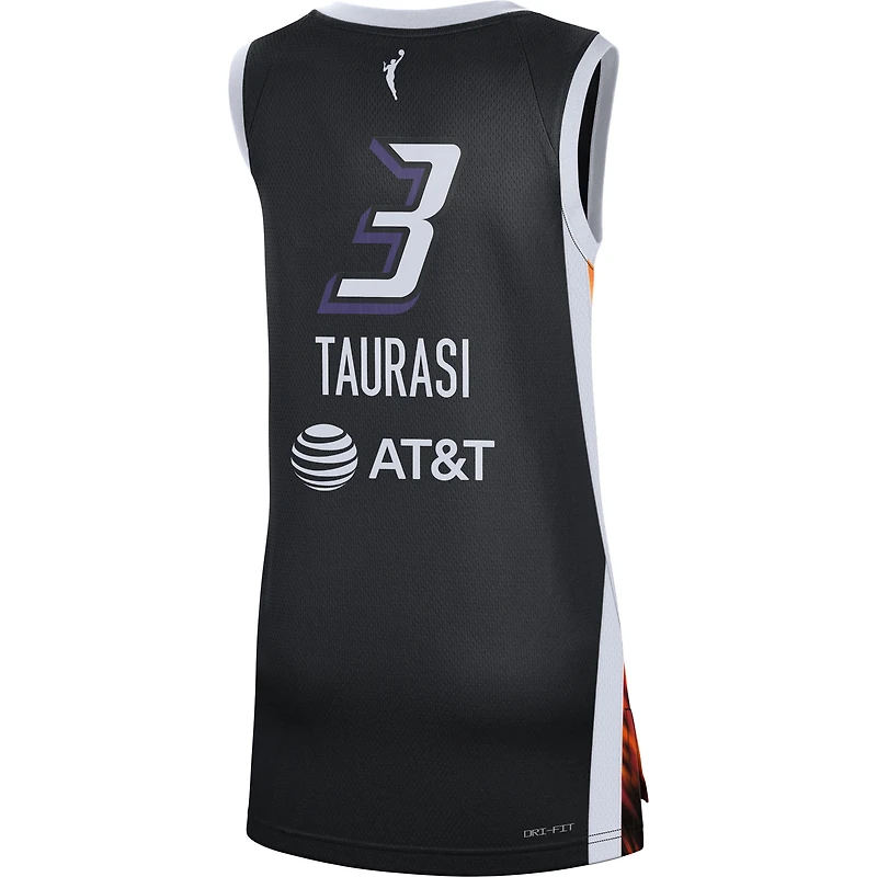 Maillot de joueur la victoire unisexe Nike Diana Taurasi noir Phoenix Mercury Rebel Edition