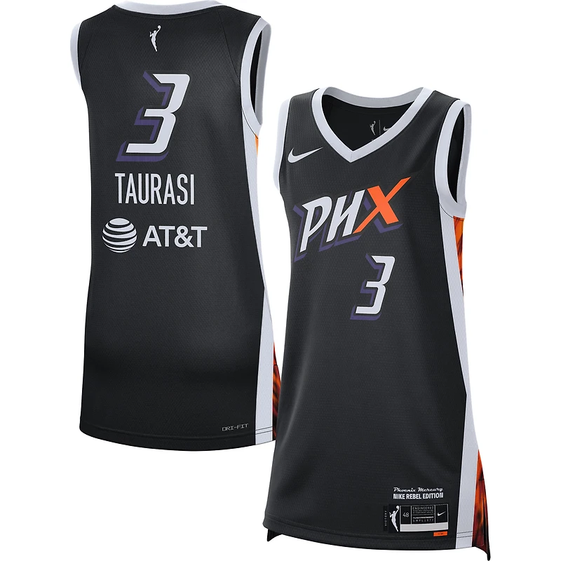 Maillot unisexe Nike Diana Taurasi Black Phoenix Mercury Rebel Edition Victory Player