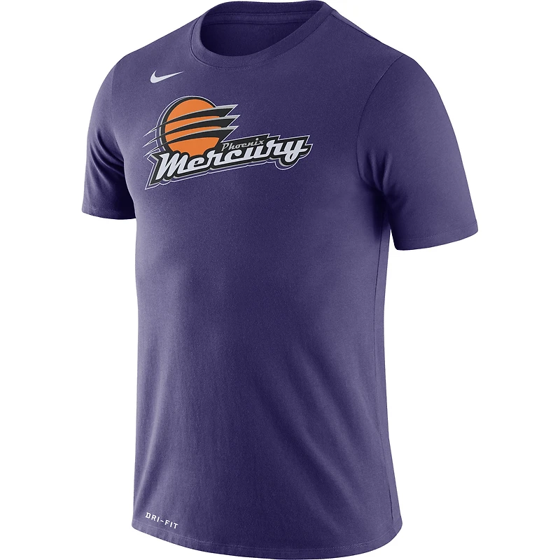 T-shirt unisexe Nike violet Phoenix Mercury Essential Logo Dri-FIT