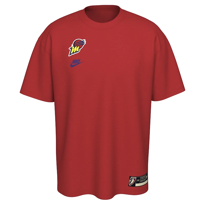 Unisex Nike Red Phoenix Mercury Court Origins Throwback Premium T-Shirt