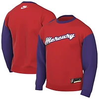 Sweat-shirt unisexe Nike rouge Phoenix Mercury Hardwood Classics Court Origins Throwback
