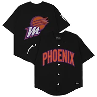 Unisex Playa Society Black Phoenix Mercury Mesh Fashion V-Neck Baseball Jersey