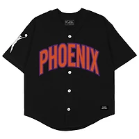 Unisex Playa Society Black Phoenix Mercury Mesh Fashion V-Neck Baseball Jersey