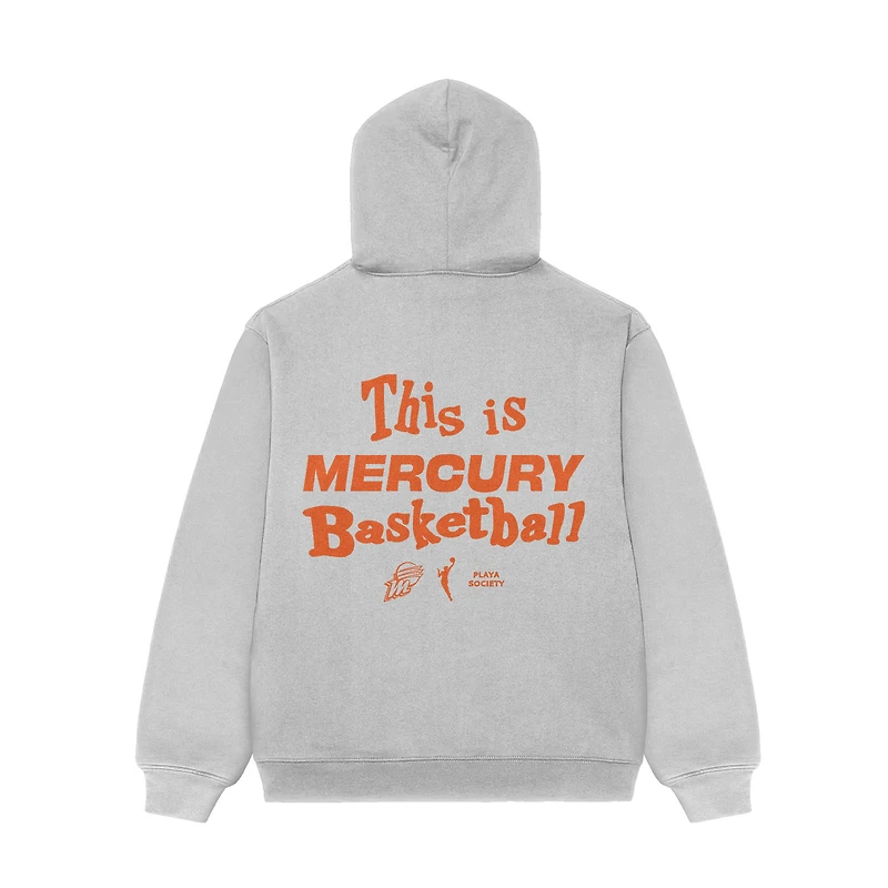 Sweat à capuche unisexe gris Phoenix Mercury « We Told You So » de Playa Society