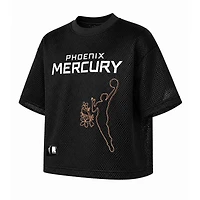 Unisex round21  Black Phoenix Mercury Oversized Sporty Mesh Top