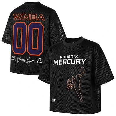 Haut unisexe round21 Black Phoenix Mercury oversize en maille sportive