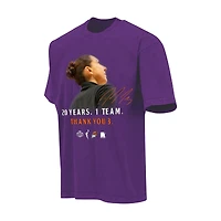 T-shirt unisexe round21 Diana Taurasi Purple Phoenix Mercury 20 Years 1 Team Portrait