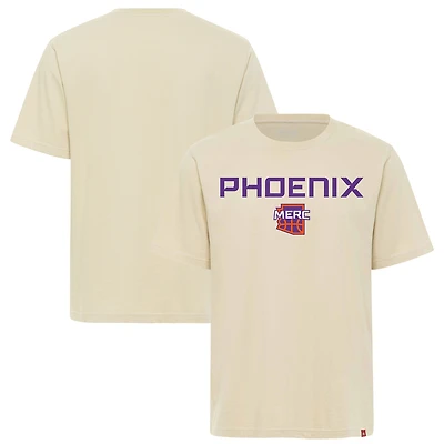 Unisex Sportiqe Bone Phoenix Mercury Wordmark State Premium Relaxed Fit T-Shirt