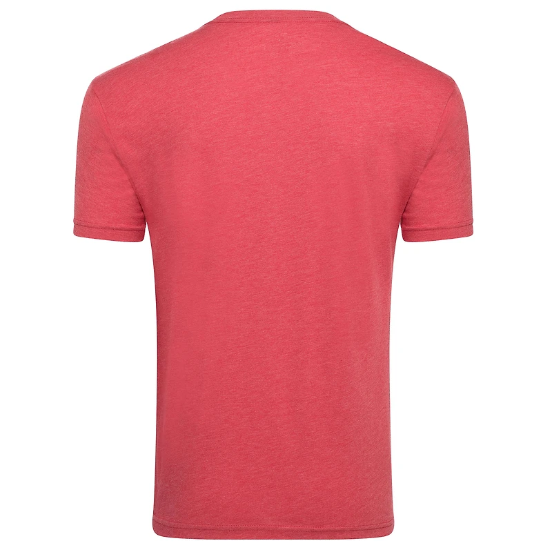 T-shirt unisexe Sportiqe rouge Phoenix Mercury Logo Lockup confortable en mélange de trois matières