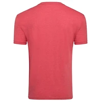 T-shirt unisexe Sportiqe rouge Phoenix Mercury Logo Lockup confortable en mélange de trois matières