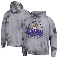 Sweat à capuche unisexe Stadium Essentials Charcoal Phoenix Mercury Street Art Dark Crystal Tie-Dye Washed