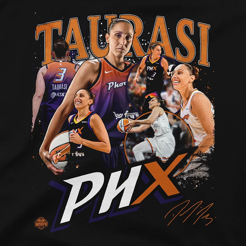 Unisex Stadium Essentials Diana Taurasi Black Phoenix Mercury  Crossroads T-Shirt