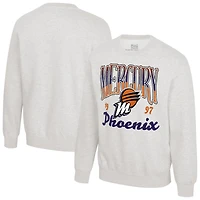 Unisex Stadium Essentials Oatmeal Phoenix Mercury Sky High Fleece Crew Neck Sweatshirt