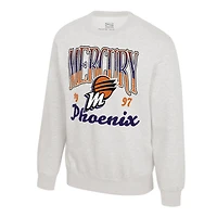 Sweat-shirt ras du cou unisexe Stadium Essentials Oatmeal Phoenix Mercury Sky High en polaire