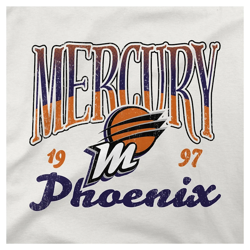 Sweat-shirt ras du cou unisexe Stadium Essentials Oatmeal Phoenix Mercury Sky High en polaire