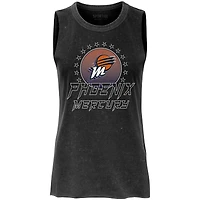 Women's Sportiqe  Black Phoenix Mercury Rock & Roll Collection Turner Mineral Wash Tank Top