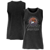 Women's Sportiqe  Black Phoenix Mercury Rock & Roll Collection Turner Mineral Wash Tank Top