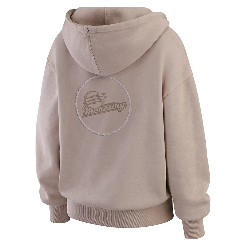 Pull ras du cou délavé Phoenix Mercury Tan pour femme par Erin Andrews