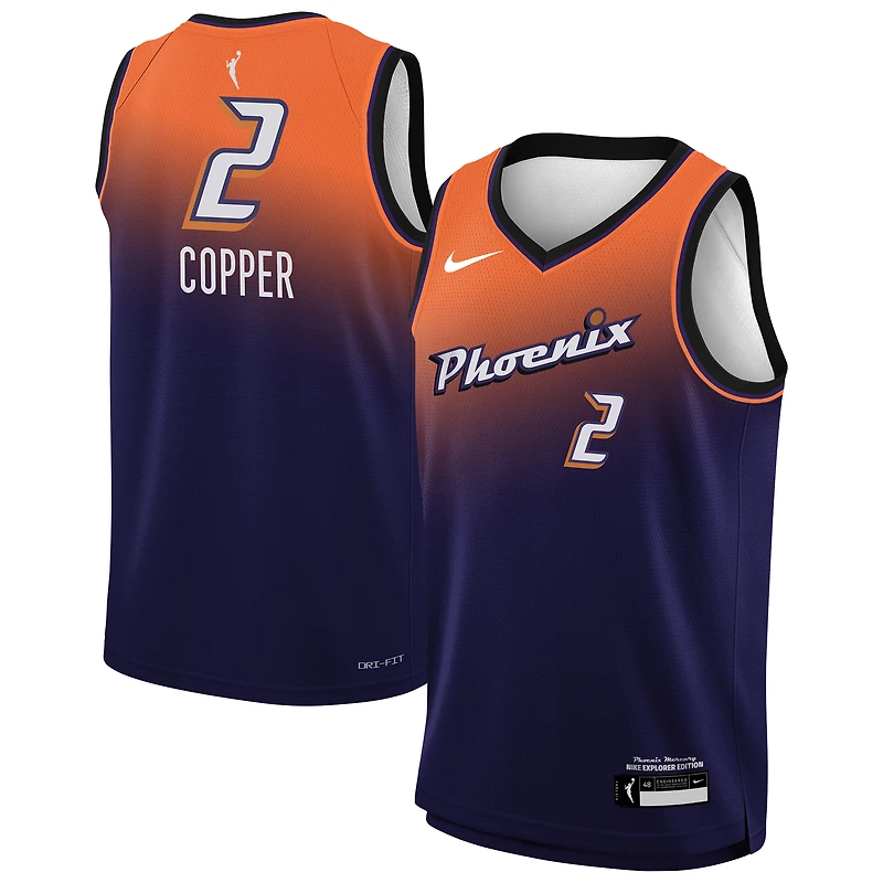 Youth Nike Kahleah Copper Purple Phoenix Mercury Explorer Swingman Jersey