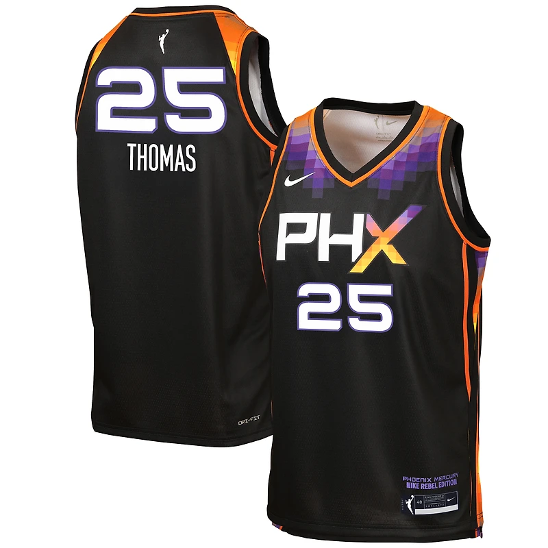 Youth Nike Alyssa Thomas Black Phoenix Mercury Victory Jersey - Rebel Edition