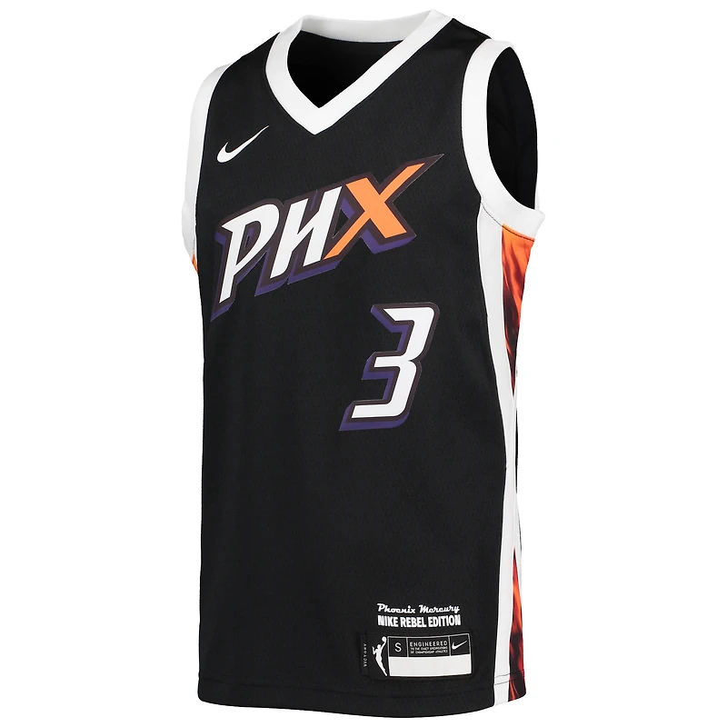 Youth Nike Diana Taurasi Black Phoenix Mercury Player Jersey - Rebel Edition