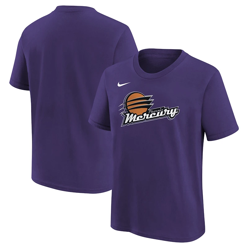 T-shirt Nike violet Phoenix Mercury Essential avec logo pour jeune