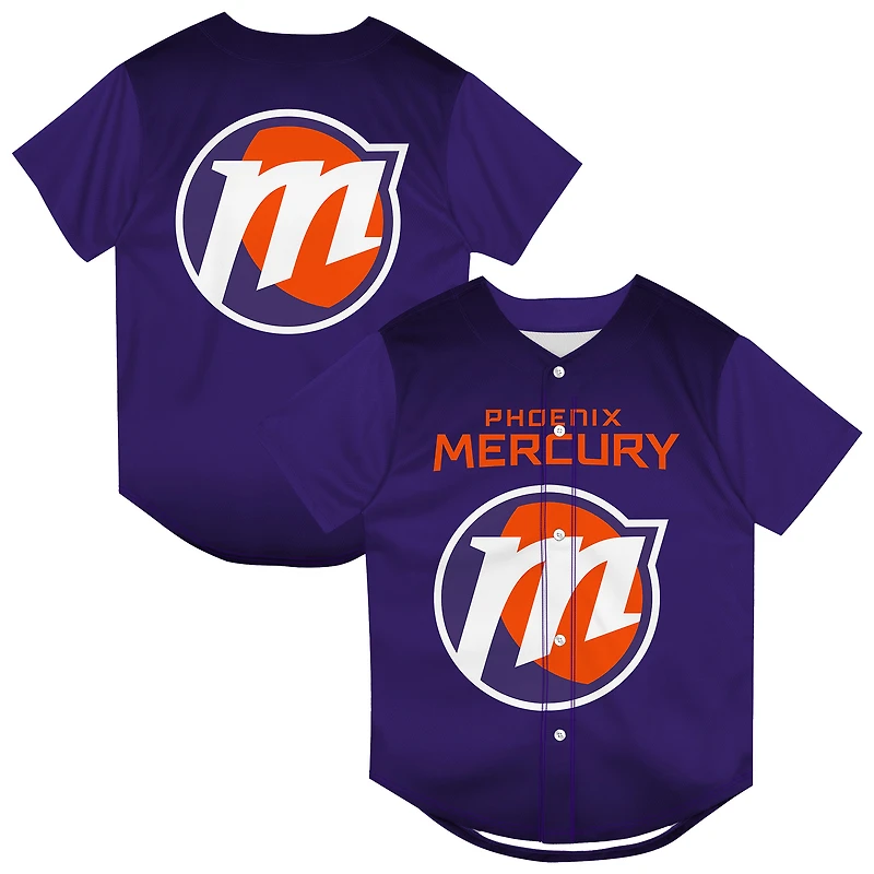 Maillot de mode en maille violet Outerstuff pour jeunes, mascotte Phoenix Mercury.