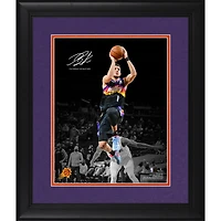 Photographie encadrée de Devin Booker Phoenix Suns, signature fac-similé, 11" x 14"