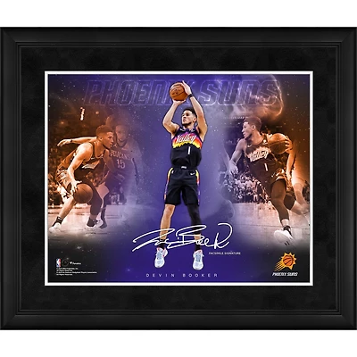 Devin Booker Phoenix Suns Facsimile Signature Framed 16" x 20" Stars of the Game Collage