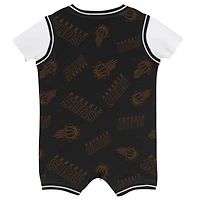 Infant Outerstuff Black Phoenix Suns Logo Mania Romper