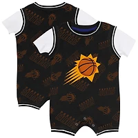 Barboteuse noire avec logo Phoenix Suns pour bébé Outerstuff
