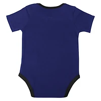 Ensemble body, t-shirt à capuche et short Phoenix Suns Bank Shot pour bébé violet/noir/gris