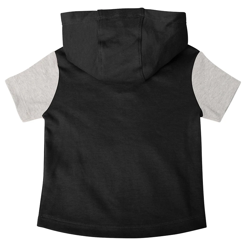 Ensemble body, t-shirt à capuche et short Phoenix Suns Bank Shot pour bébé violet/noir/gris