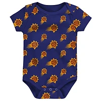Lot de deux bodys Phoenix Suns violet/gris pour bébé
