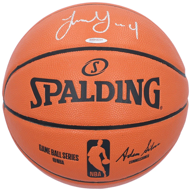 Ballon de basket-ball intérieur/extérieur Spalding autographié par Jalen Green, Phoenix Suns - Upper Deck