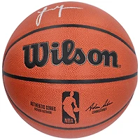 Ballon de basket-ball intérieur/extérieur Wilson Authentic Series autographié par Jalen Green Phoenix Suns