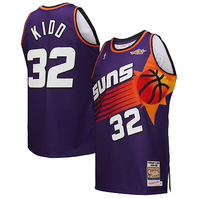 Maillot authentique pour homme Mitchell & Ness Jason Kidd violet Phoenix Suns 2000 NBA All-Star Game