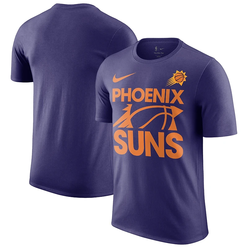 T-shirt Nike violet Phoenix Suns Courtside This Is Our Year pour homme