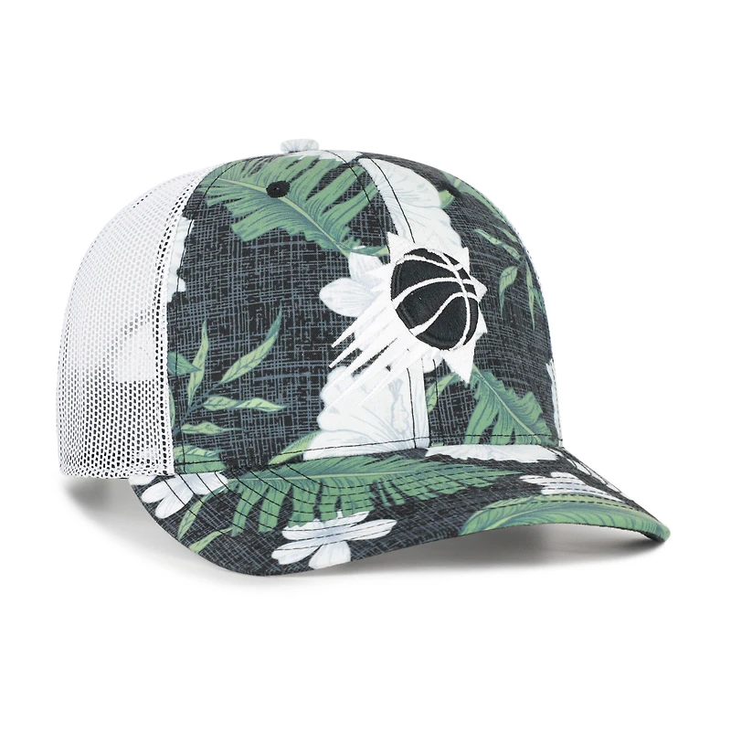 Casquette trucker ajustable Phoenix Suns Beach Side noire pour homme, modèle 47