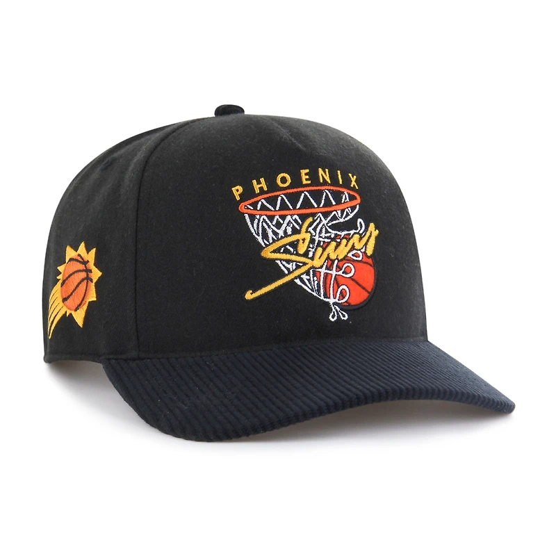 Men's '47 Black Phoenix Suns Nothing But Net Hitch Adjustable Hat